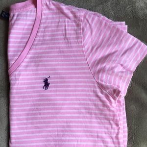 Polo Ralph Lauren Pink Striped Shirt